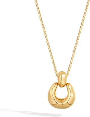 Pendant Necklace for Women Statement Gold Silver Necklace Trendy Jewelry for Women