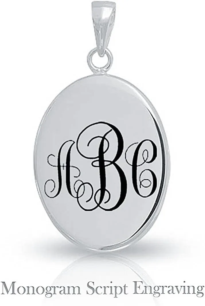 Personalized Custom Engraved Holds Picture Vintage Antique Style Simulated Black White Onyx Sitting Kitten Oval Cat Cameo Photo Locket Pendant Necklace For Women Teen .925 Sterling Silver