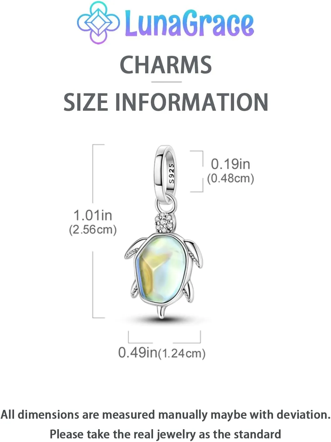 Pets Animals Sterling Silver Charms for Charm Bracelet for Women 5A Cubic Zirconia Dangle Pendant Bracelet Bead