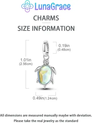 Pets Animals Sterling Silver Charms for Charm Bracelet for Women 5A Cubic Zirconia Dangle Pendant Bracelet Bead