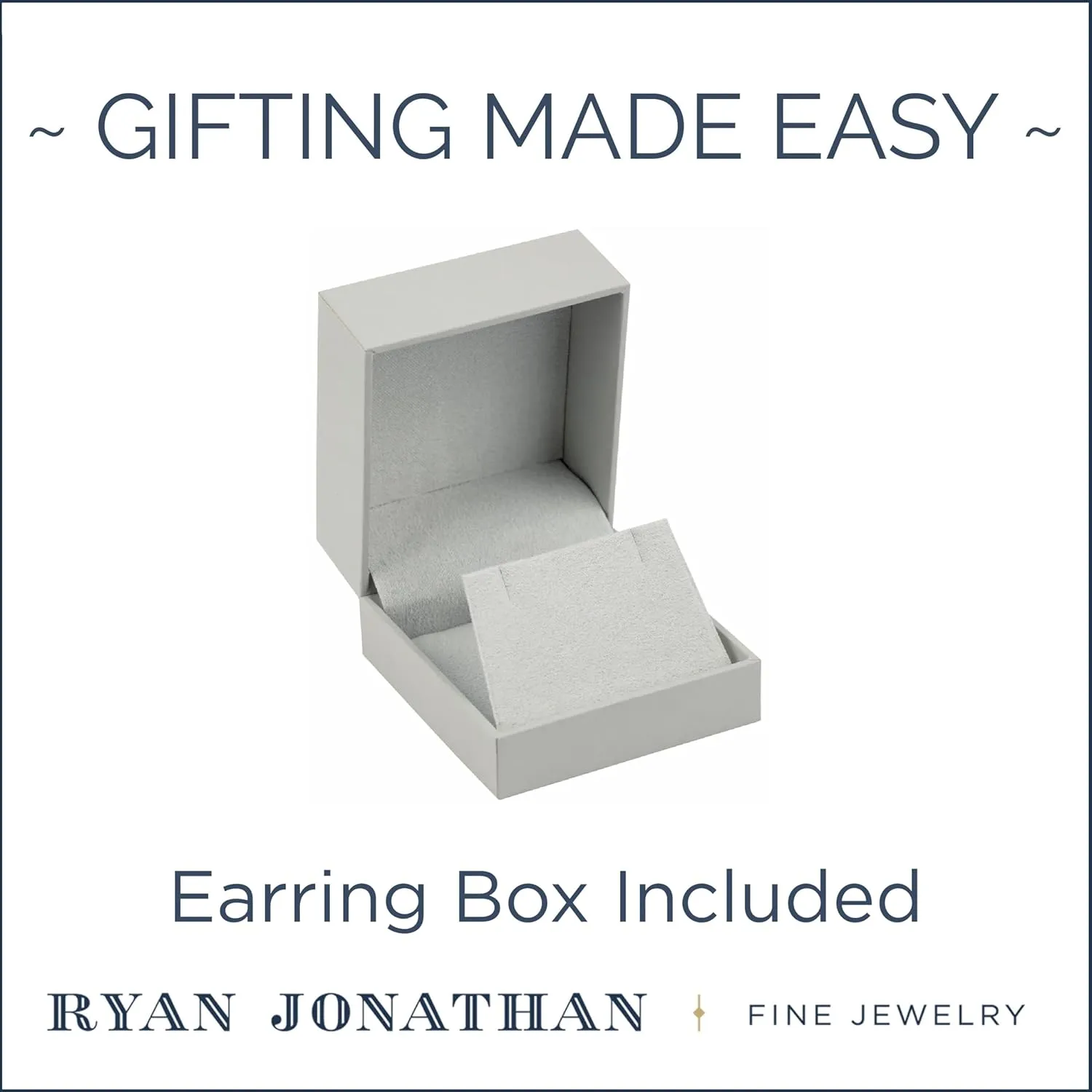 Platinum or 14k Gold Pyramid Earrings Fine Jewelry for Women Gifts for Her
