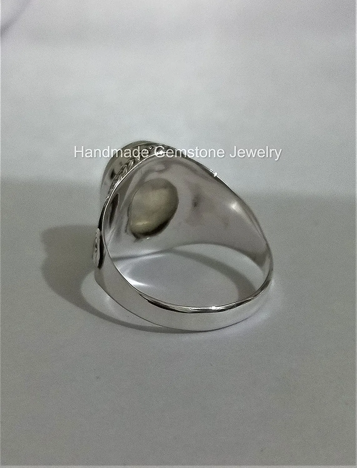 Rainbow Moonstone Ring, Oval Stone Ring, Blue Flash Moonstone ~ Gemstone Ring, June Birthstone Ring, Elegant Ring, Handmade Ring, Vintage Ring, Healing Ring, Moonstone Jewelry, Best Gifts Forever