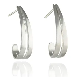 Riven Hoop Earrings