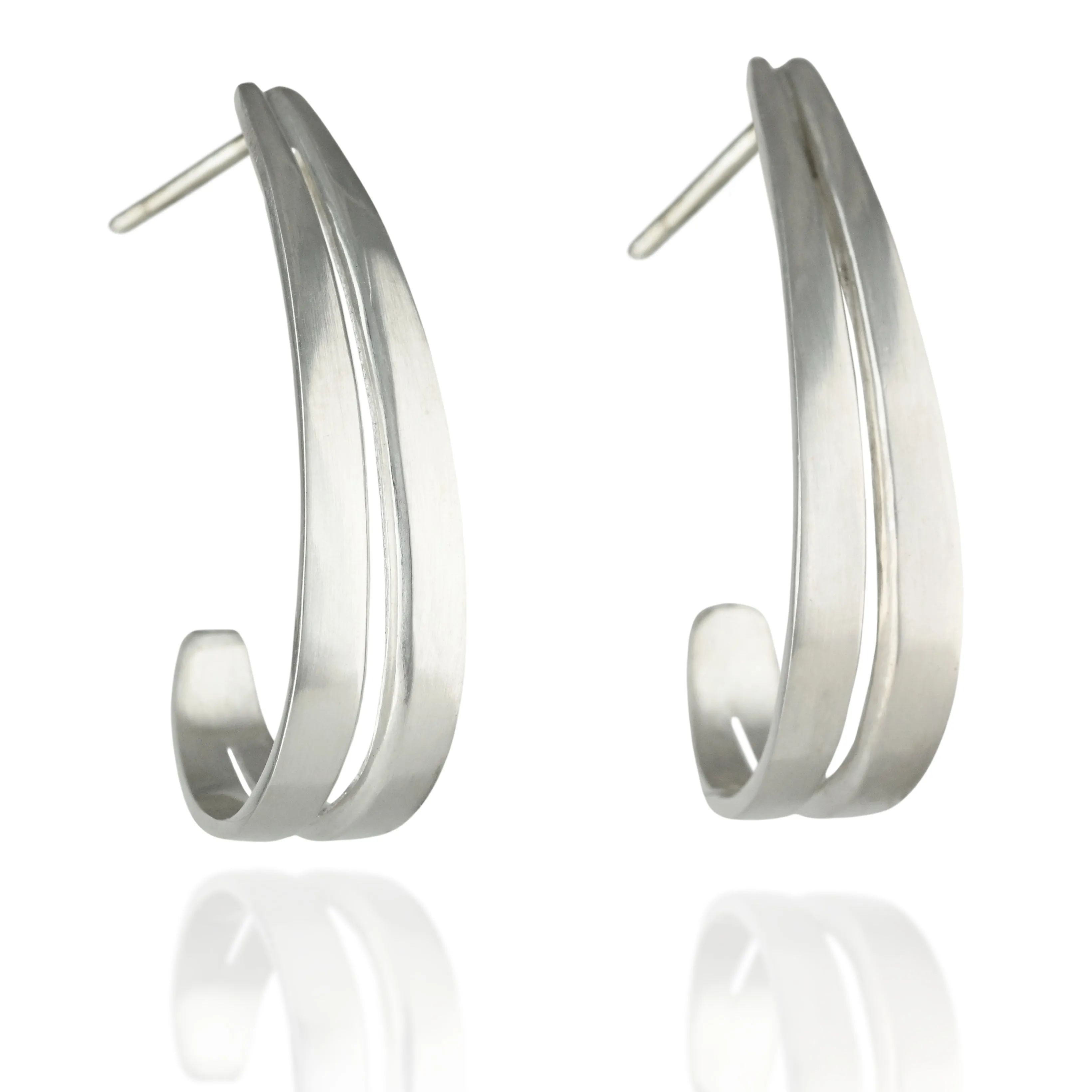 Riven Hoop Earrings