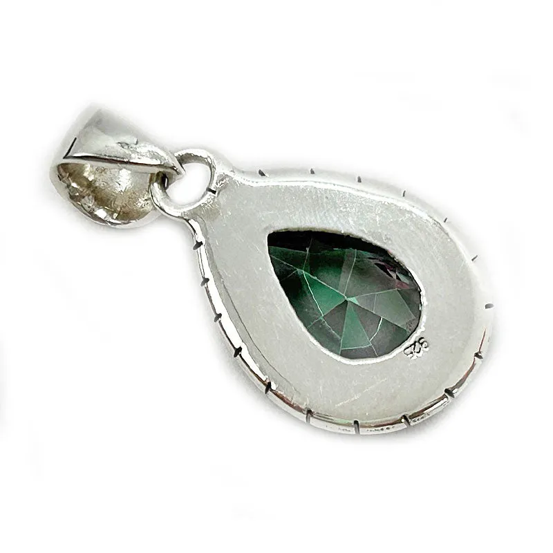 Ryal Mystic Topaz Teardrop Pendant