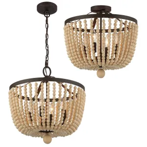 Rylee 4-Light Chandelier in Forged Bronze