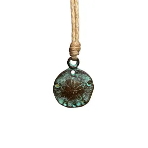 Sand Dollar Necklace - Sea Starfish Small Pendant Charm, Seashore Seashell, Women Beach Jewelry, Men Gift For Girlfriend, Girls Summer Gifts, Sea vibes, Mens Choker, Nautical Metal Greek Beads