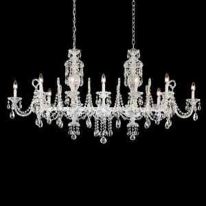 Schonbek S6912 Sterling Linear 12-lt 58" Chandelier