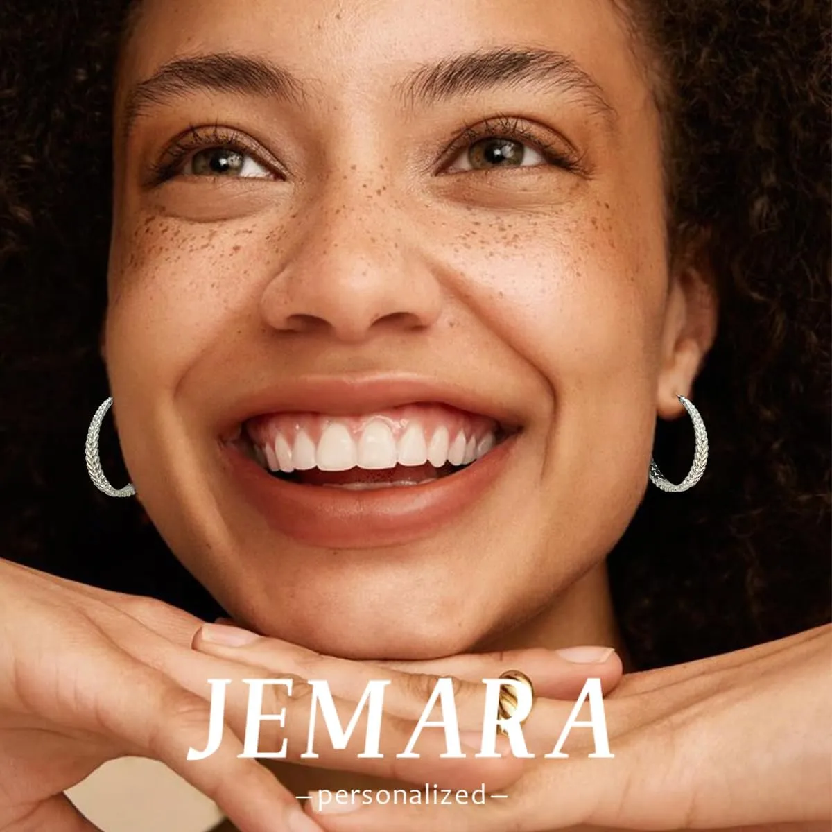 Silver Hoop Earrings for Women Hypoallergenic 925 Sterling Silver Post Hoop Earrings Lightweight Thick Large Silver Hoop Earrings 30/40/50MM