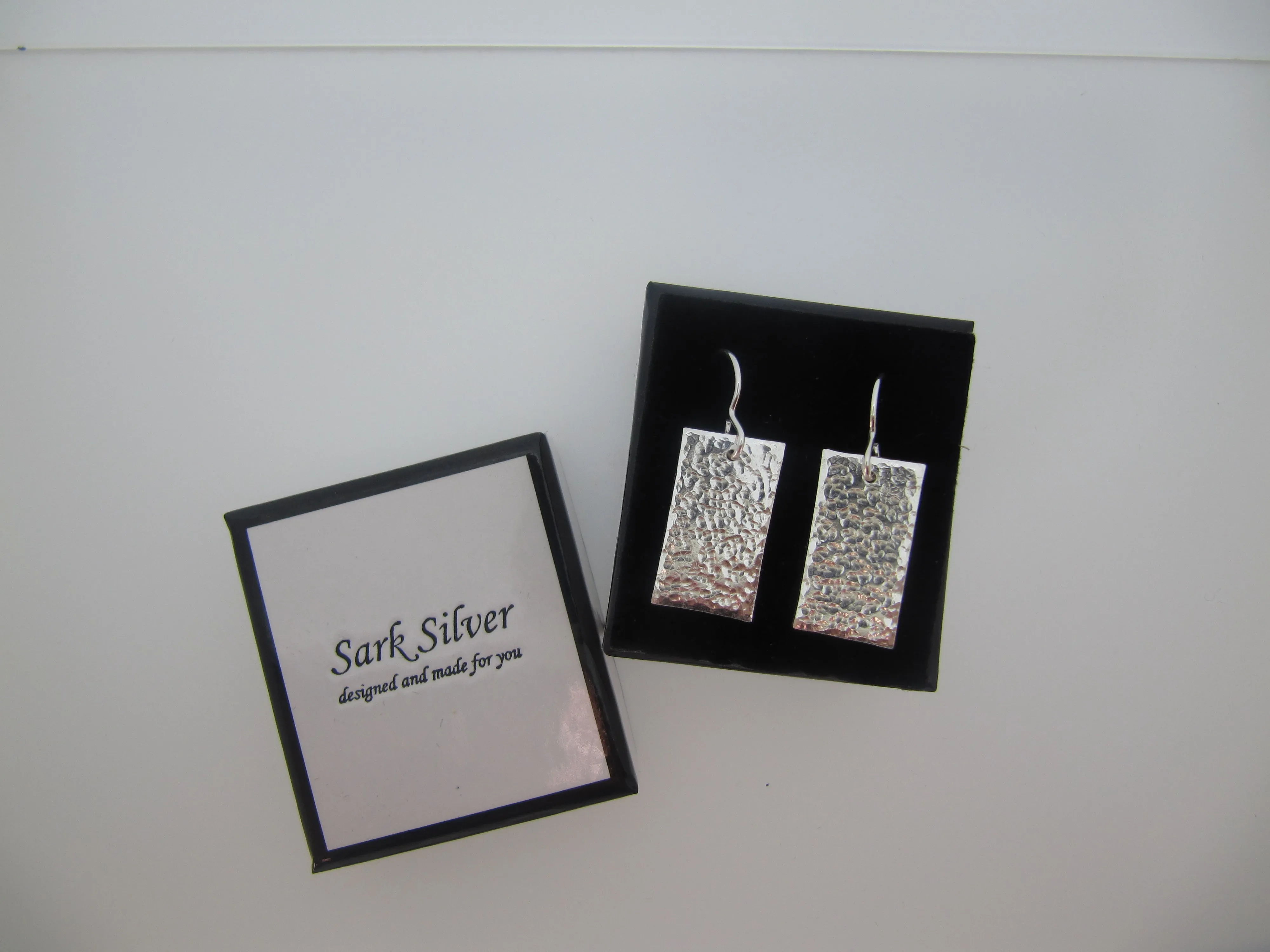 Solid Silver Rectangular Pendant