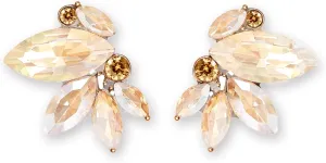 Sparkly Rhinestone Drop Earring Dainty Faux Crystal Earring Studs for Women Wedding Prom Party