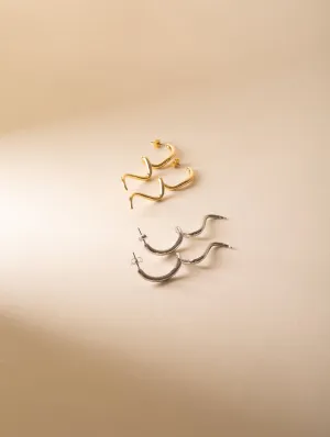 Spiral Stud Earrings