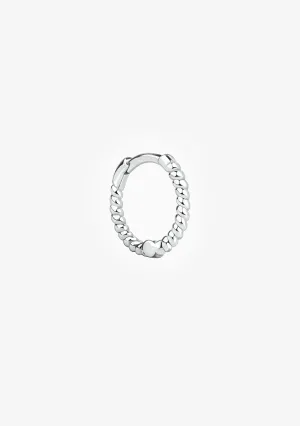 Spyral Hoop Piercing Silver