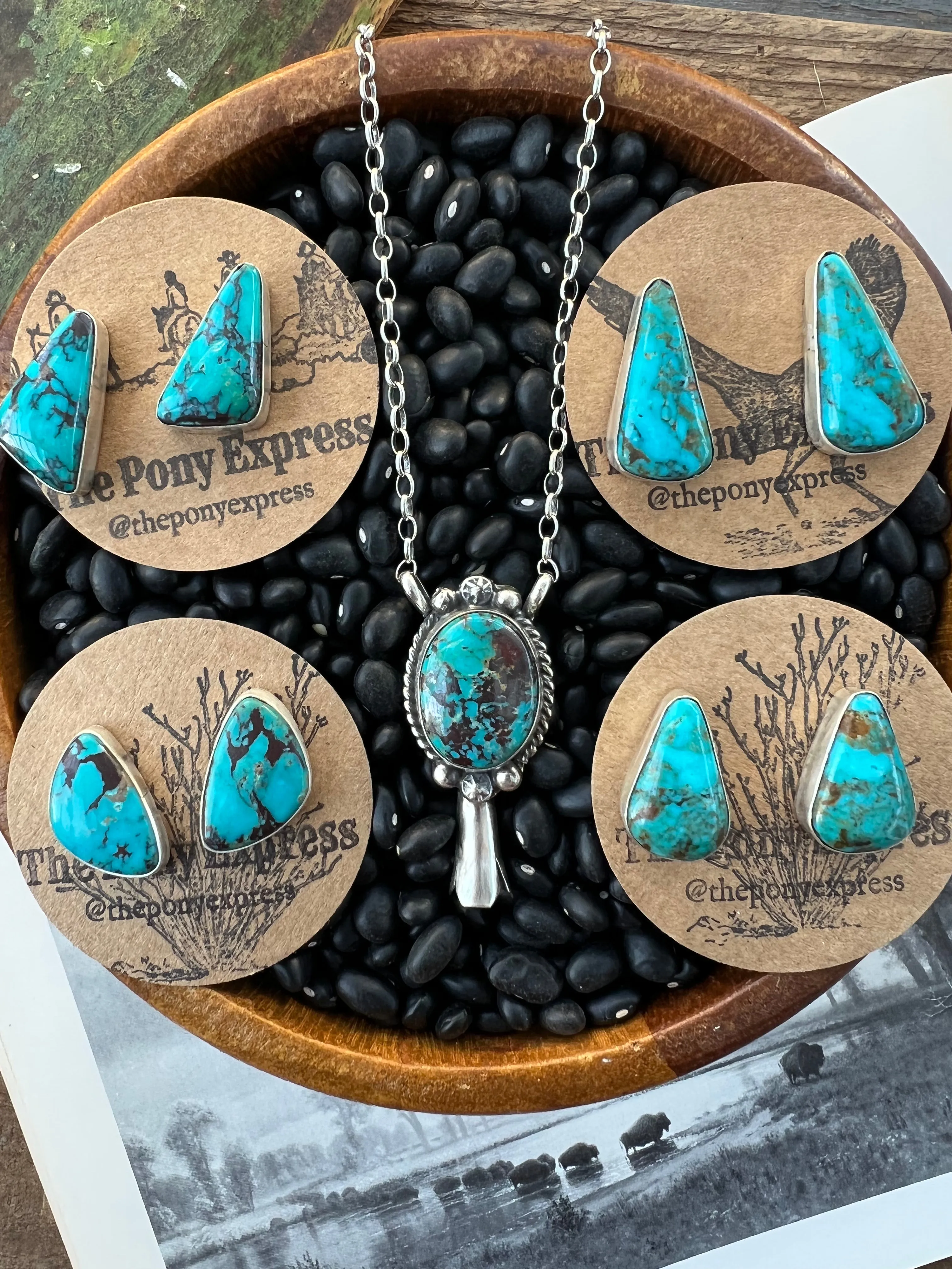 Squash blossom pendant Necklace