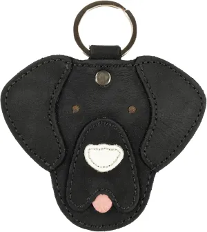 TACO DOG, Critter Keychain Labrador Dog Handmade from Full Grain Leather