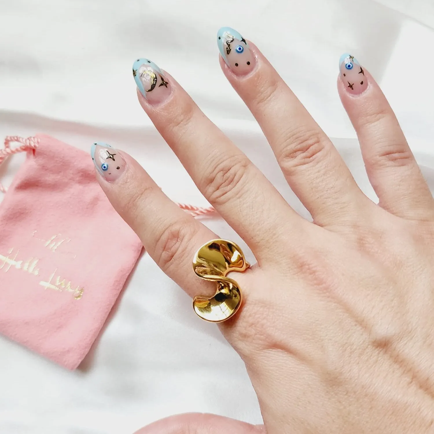 Tissue Flower Ring