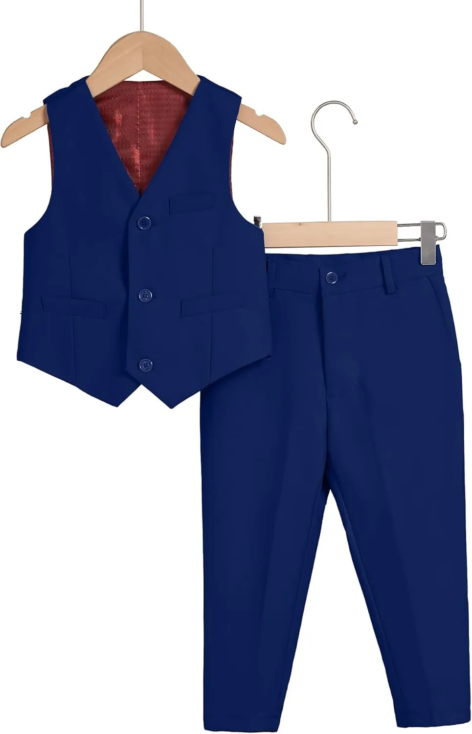 Toddler Suit for Boys Tuxedo Suit Vest and Pants Set Gentleman Outfits Infant Baby Boys Clothes Sets