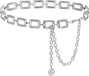 Trendy Women's O-Ring Adjustable Waist Chain - Fashion Accessory for Jeans and Dresses