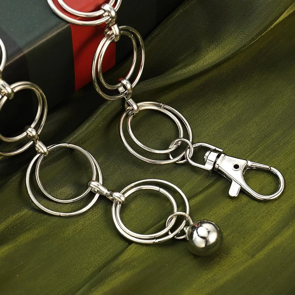 Trendy Women's O-Ring Adjustable Waist Chain - Fashion Accessory for Jeans and Dresses
