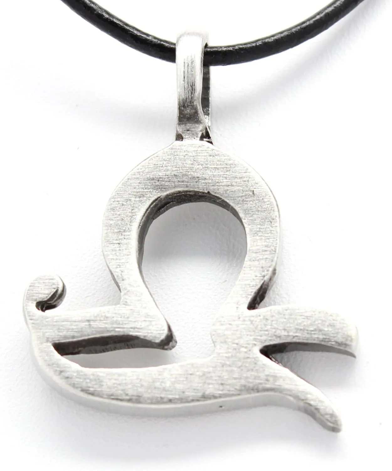 Trilogy Jewelry Pewter Zodiac Astrology and Astrological Birthday Pendant on Leather Necklace