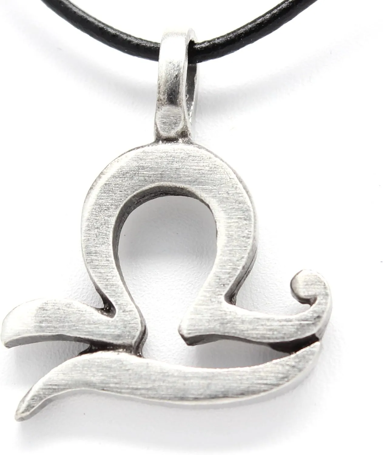 Trilogy Jewelry Pewter Zodiac Astrology and Astrological Birthday Pendant on Leather Necklace