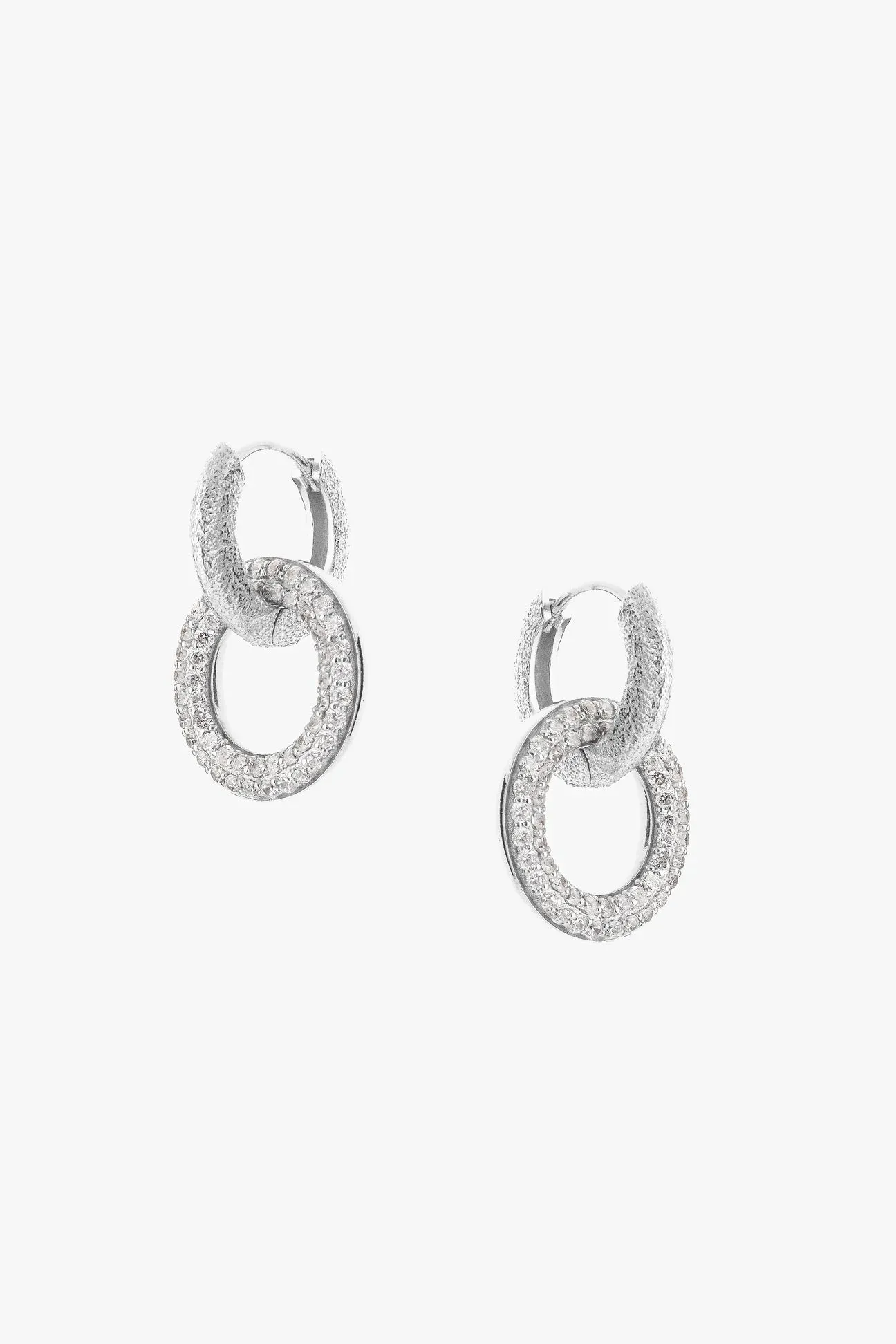 Tutti & Co Charm Earrings Silver-EA525S