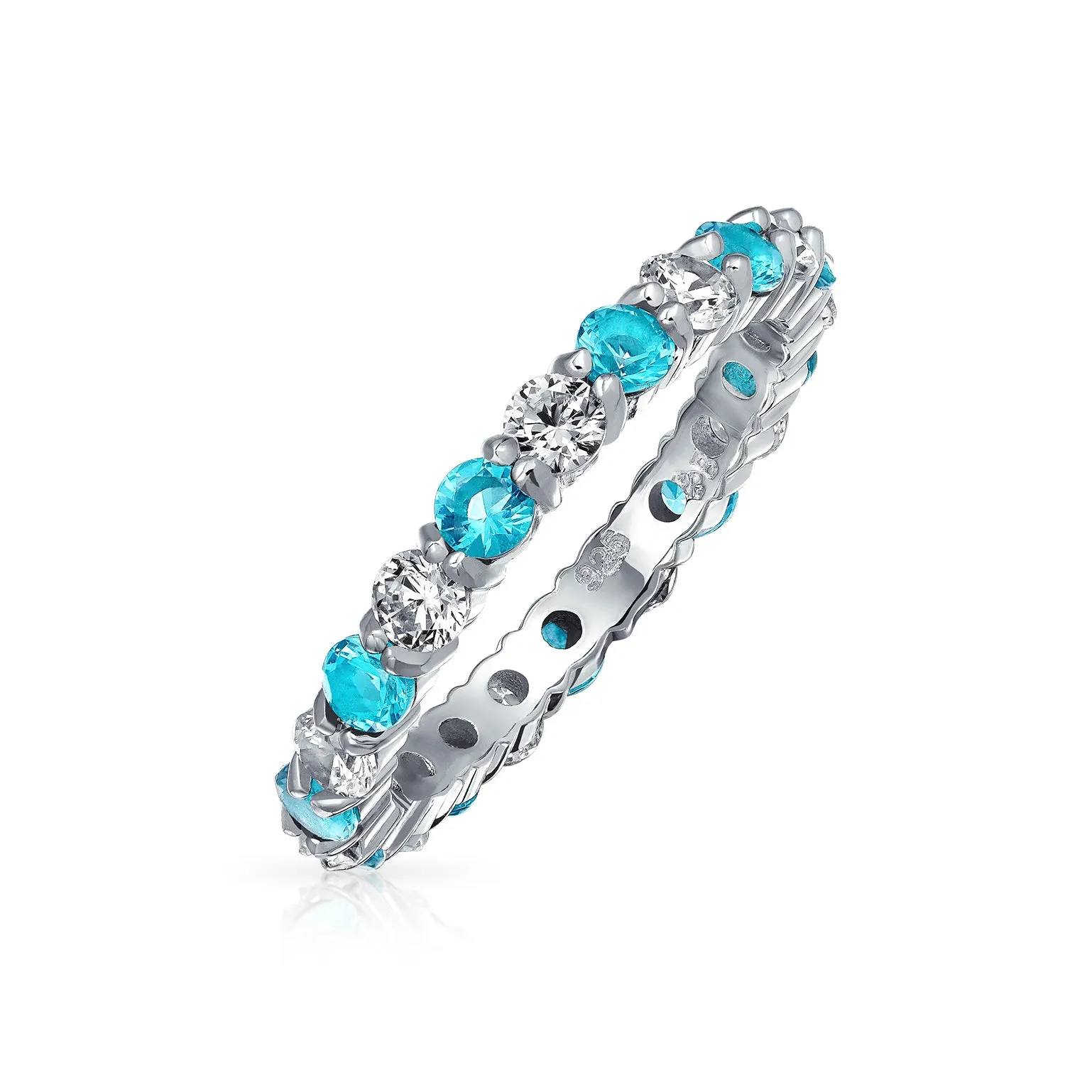 Two Tone Green Cocktail Statement Ring with CZ Pave and Sterling Silver Design