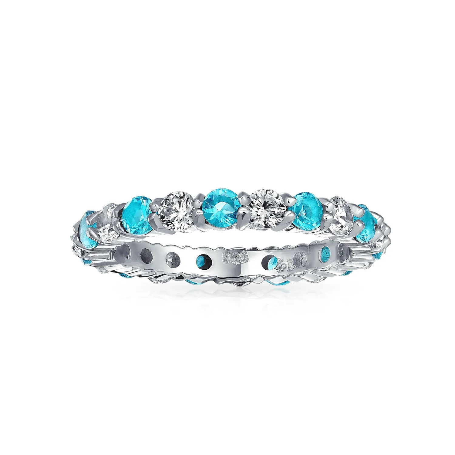 Two Tone Green Cocktail Statement Ring with CZ Pave and Sterling Silver Design