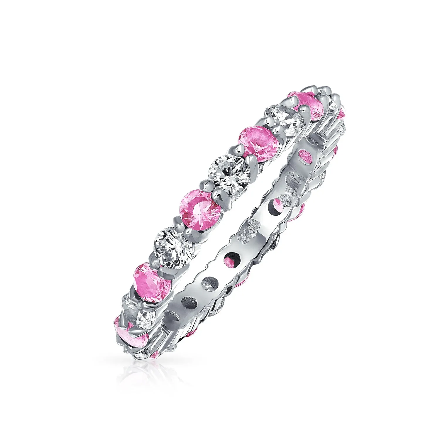 Two Tone Green Cocktail Statement Ring with CZ Pave and Sterling Silver Design