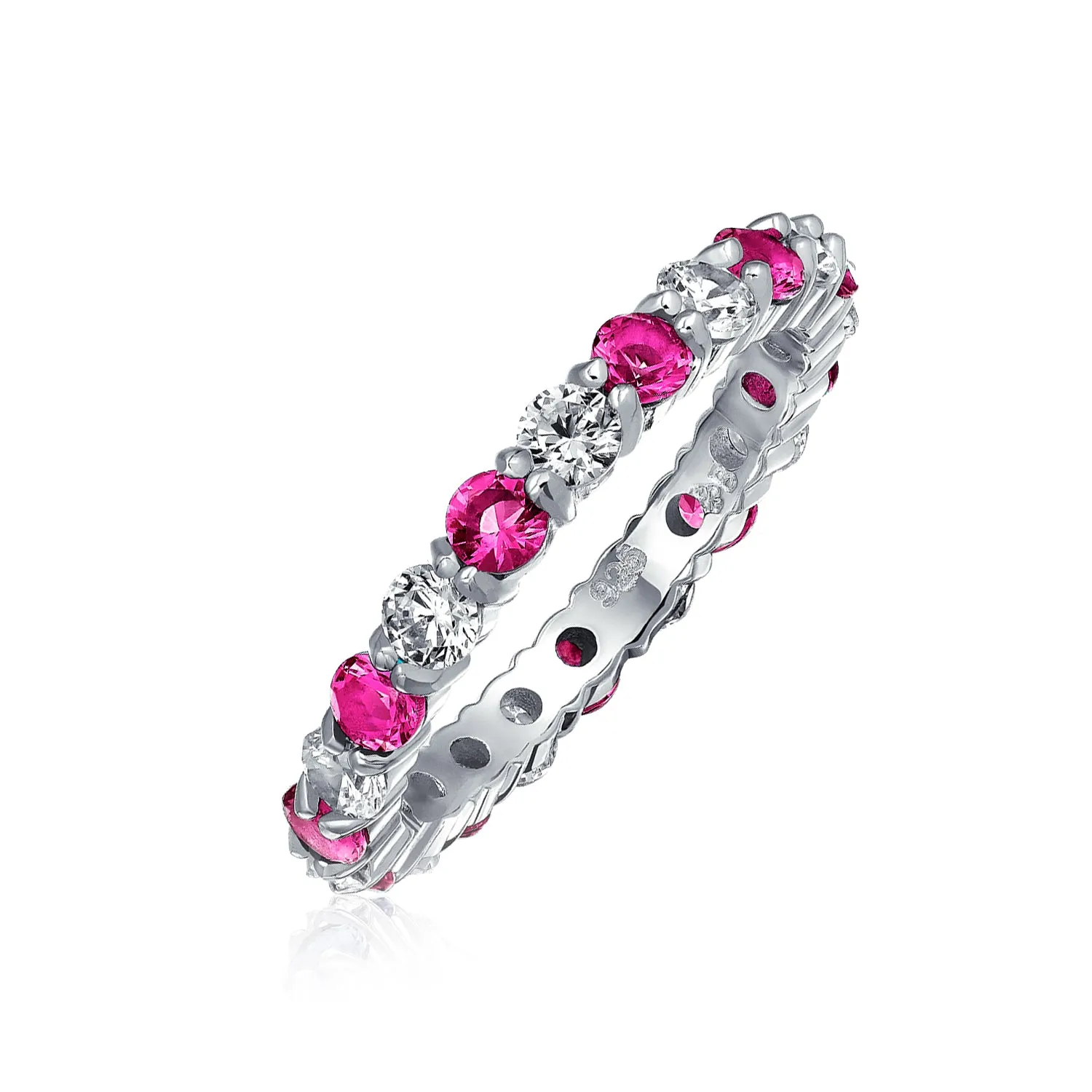 Two Tone Green Cocktail Statement Ring with CZ Pave and Sterling Silver Design