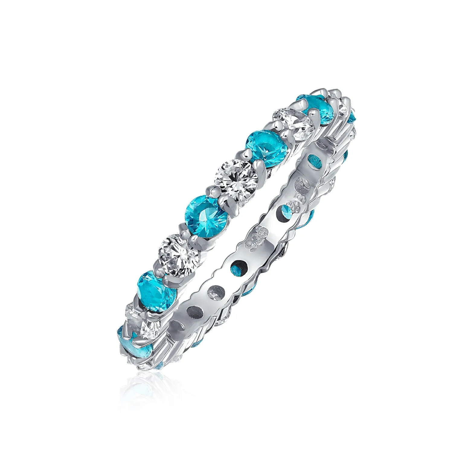 Two Tone Green Cocktail Statement Ring with CZ Pave and Sterling Silver Design