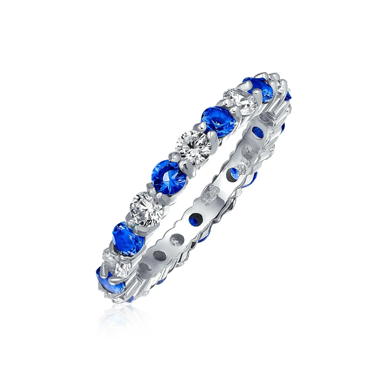 Two Tone Green Cocktail Statement Ring with CZ Pave and Sterling Silver Design