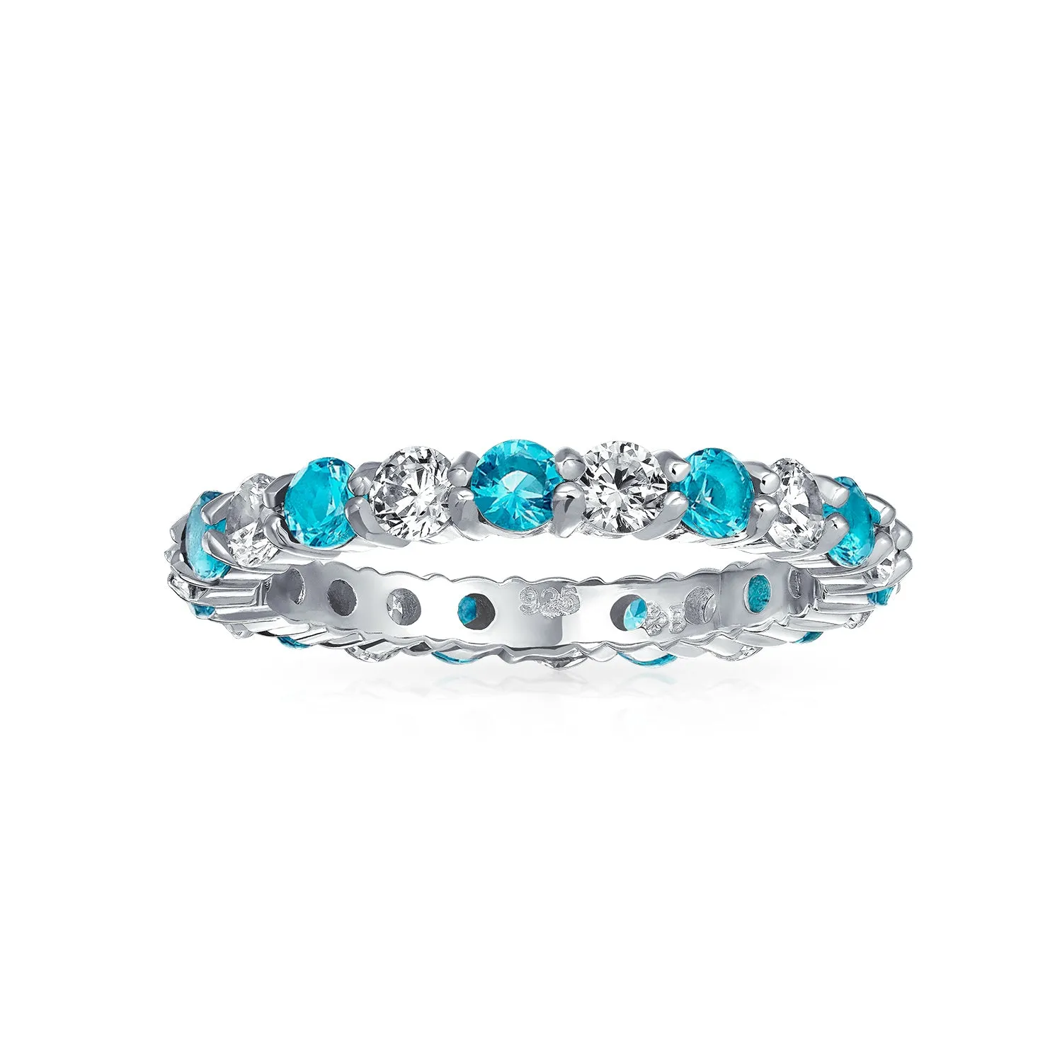 Two Tone Green Cocktail Statement Ring with CZ Pave and Sterling Silver Design