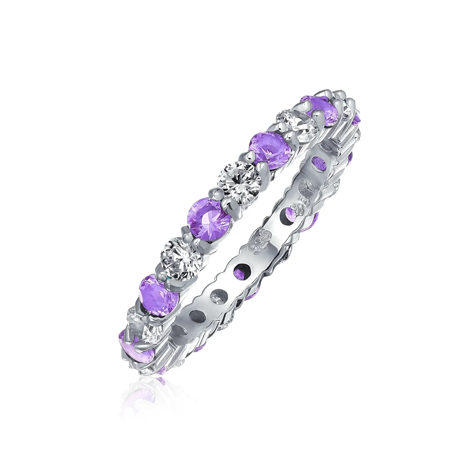 Two Tone Green Cocktail Statement Ring with CZ Pave and Sterling Silver Design