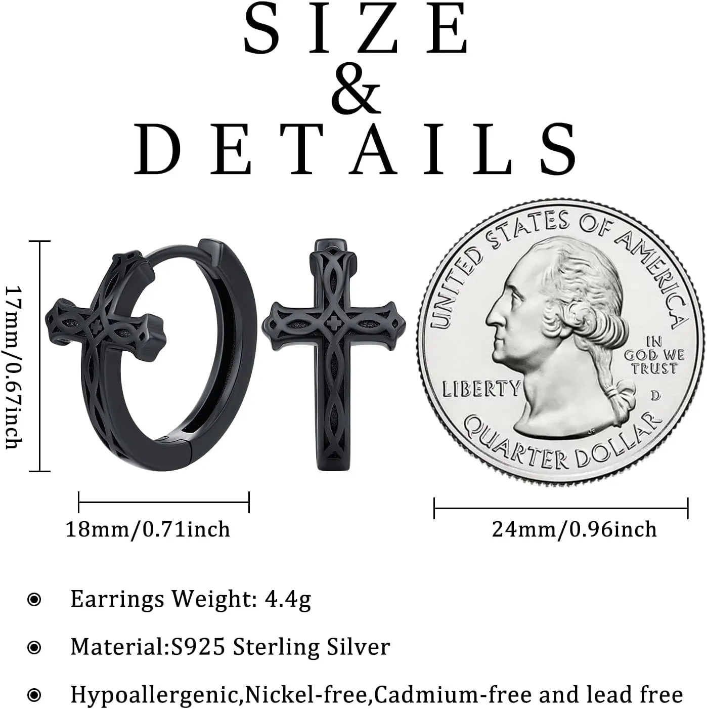 Viking Earrings for Men Women, Norse Viking Runes Hoop Earrings S925 Sterling Silver Norse Mythology Huggie Hoops Earrings Jewelry Gift