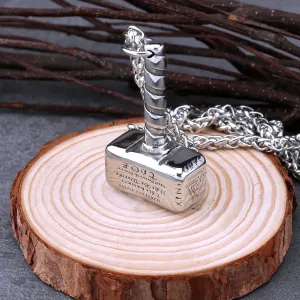 Viking Thor Hammer Mjolnir Necklace