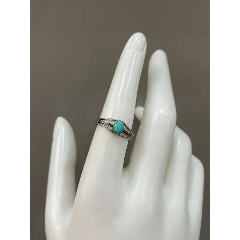 Vintage Tropical Breeze: Sterling Silver Rings Infused with Comfort and Vibes