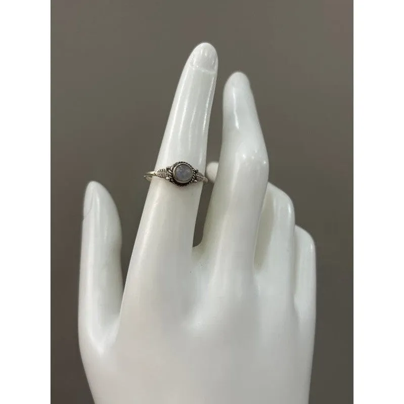 Vintage Tropical Breeze: Sterling Silver Rings Infused with Comfort and Vibes