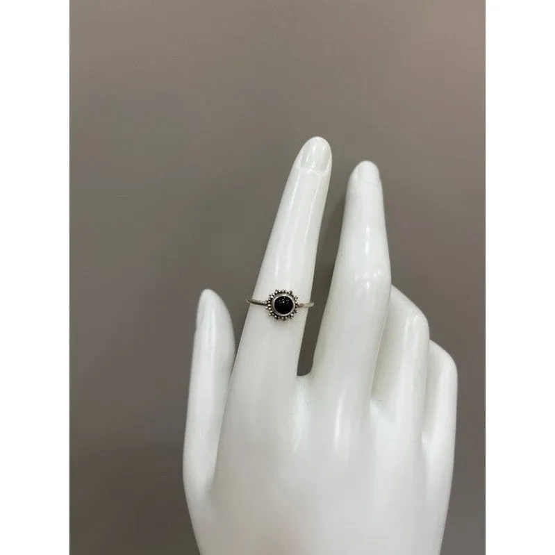 Vintage Tropical Breeze: Sterling Silver Rings Infused with Comfort and Vibes