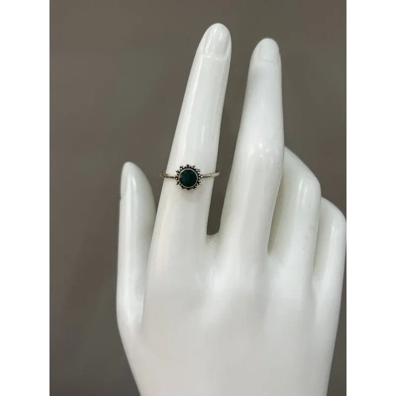 Vintage Tropical Breeze: Sterling Silver Rings Infused with Comfort and Vibes