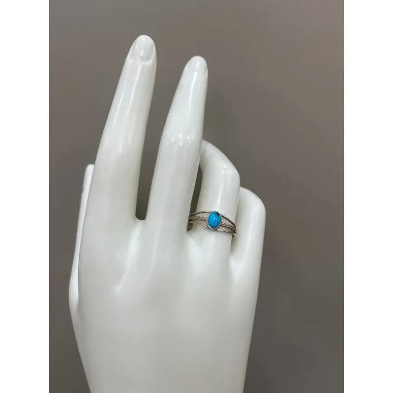 Vintage Tropical Breeze: Sterling Silver Rings Infused with Comfort and Vibes
