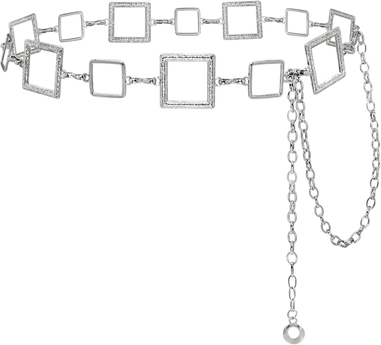 Waist Chain for Women Metal Belly Belt Adjustable Waist Belt for Dress Vest Jeans