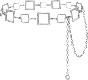 Waist Chain for Women Metal Belly Belt Adjustable Waist Belt for Dress Vest Jeans