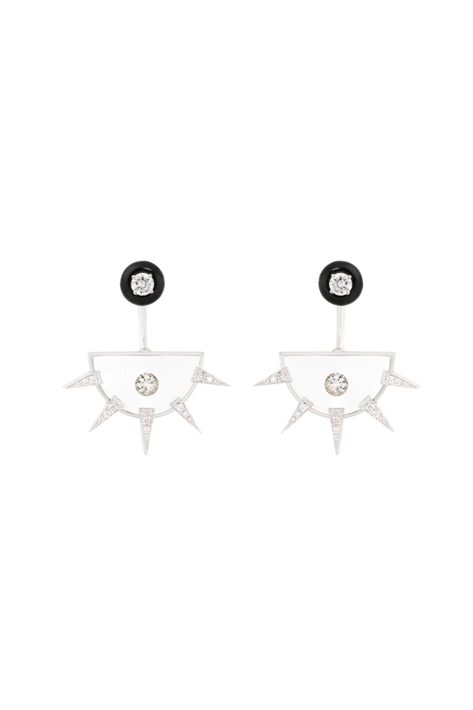 White Gold Earrings