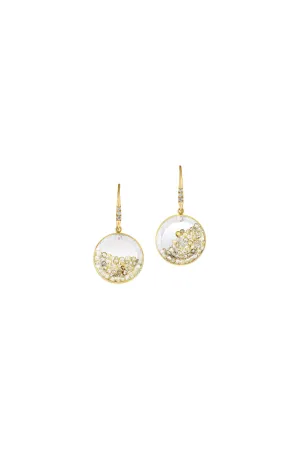 Yellow Diamonds Earrings