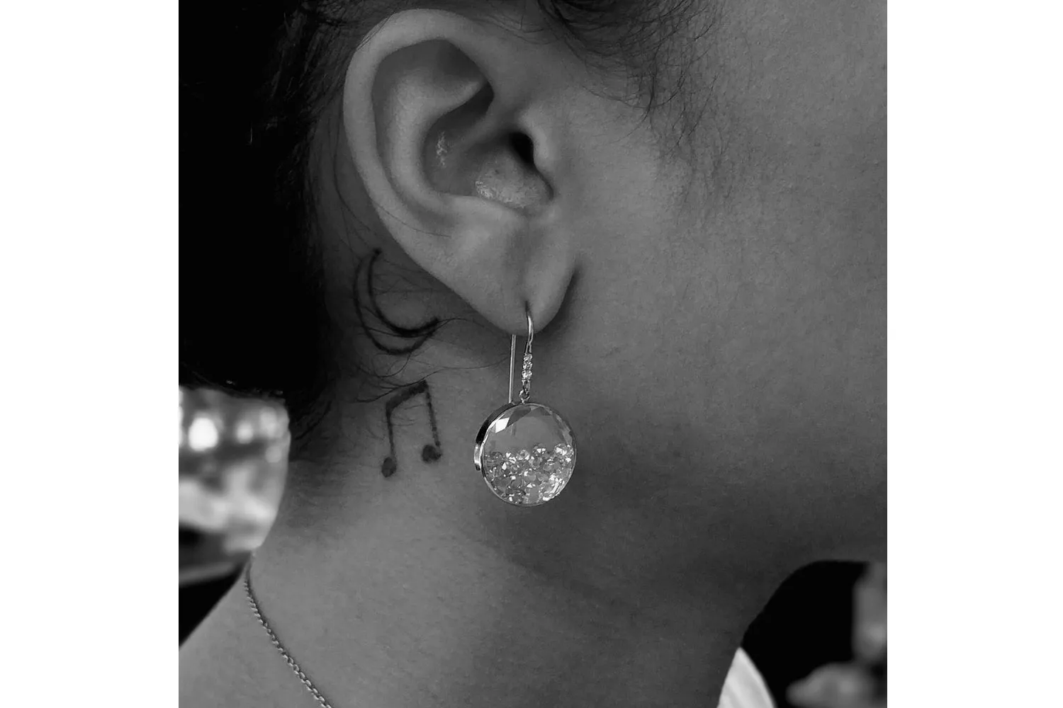 Yellow Diamonds Earrings