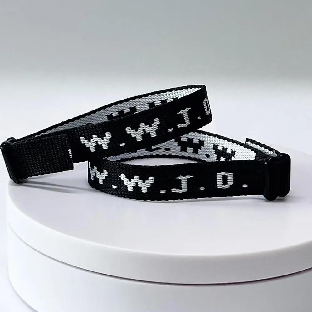 Zian 1-2 Pairs Pink And Black WWJD What Would Jesus Do Religious Christian Bracelet Handmade Inspirational Bracelet