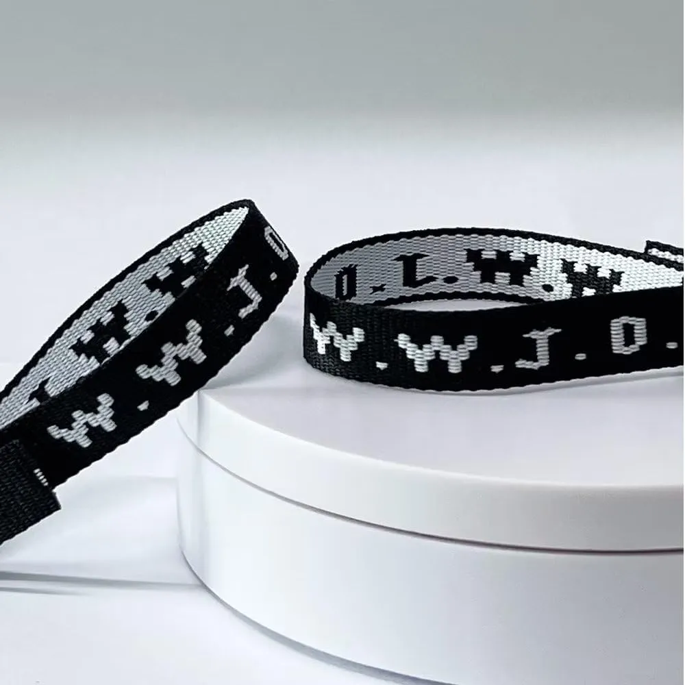 Zian 1-2 Pairs Pink And Black WWJD What Would Jesus Do Religious Christian Bracelet Handmade Inspirational Bracelet