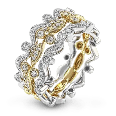 ZR601 Right Hand Ring in 14k Gold with Diamonds